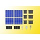 38602 KIBRI - Set pannelli solari 1/87