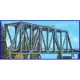 2546 Vollmer HO - Ponte ferroviario classico ad travate metalliche - diorama in scala H0