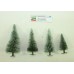Set 4 Alberi di Pino innevati NOCH 1/87