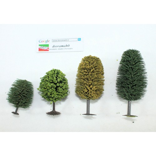Alberi misti NOCH - altezza 6 -12 cm