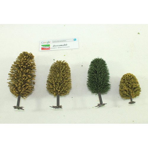 Alberi misti NOCH - altezza 6 -12 cm 1/87