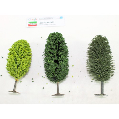 Alberi misti NOCH - altezza 11 -13 cm 1/87