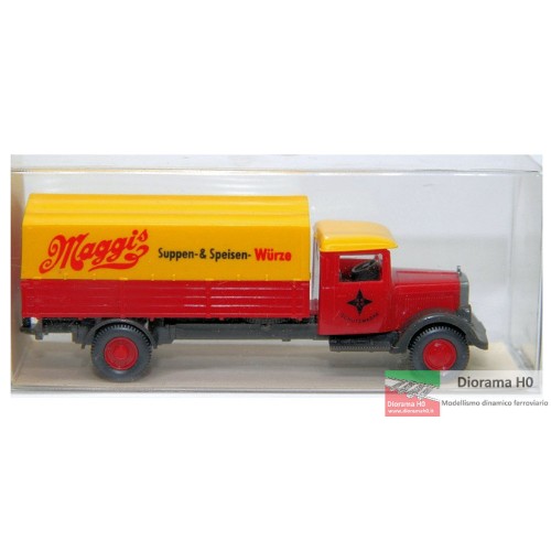 20842 WIKING - Camion d'epoca MB LKW L 2500 con logo Maggis Suppen 1:87