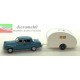 894 01 26 WIKING - Borgward con roulotte d'epoca 1:87