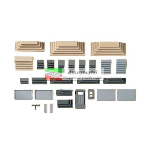 48646 AUHAGEN - Set di 17 scale per ingresso edifici 