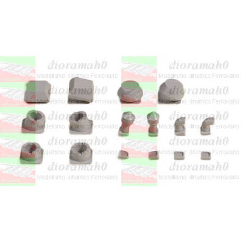 80103 AUHAGEN - Camini differenti per tetti 1/87 80103 AUHAGEN - Camini differenti per tetti 1/87