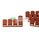 80205 AUHAGEN - 16 Finestre e porte murate rosso mattone