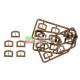 80215 AUHAGEN - 20 Finestrelle marrone