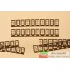 80223 AUHAGEN - Finestre marroni 1/87