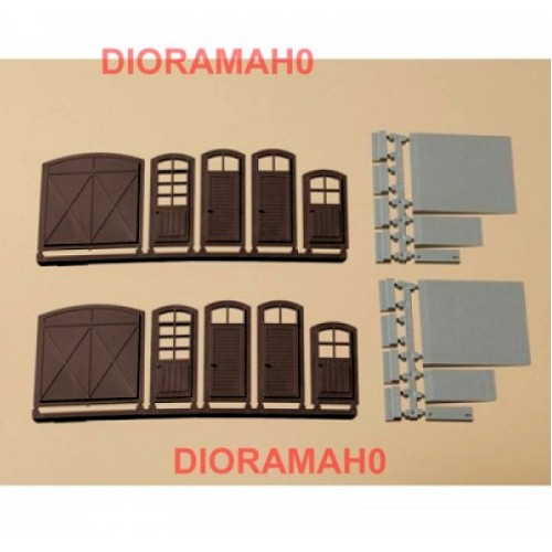 80251 AUHAGEN - Set di 22 pz Portoni - porte - rampe carico/scarico  