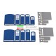 80255 AUHAGEN - Portoni e porte blu gradini rampe 1/87
