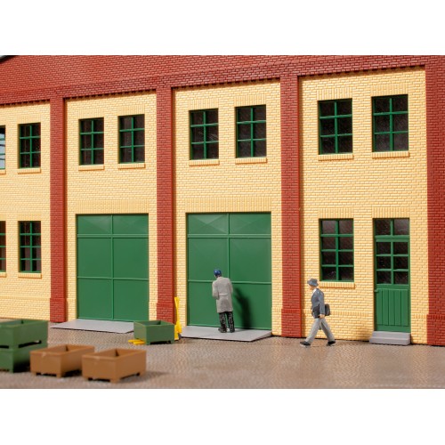 80256 AUHAGEN - Portoni e porte verdi gradini rampe 1/87