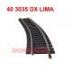 40 3035 LIMA - Binario di compensazione curvo DX per scambio