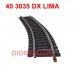 40 3035 LIMA - Binario di compensazione curvo DX per scambio