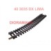 40 3035 LIMA - Binario di compensazione curvo DX per scambio