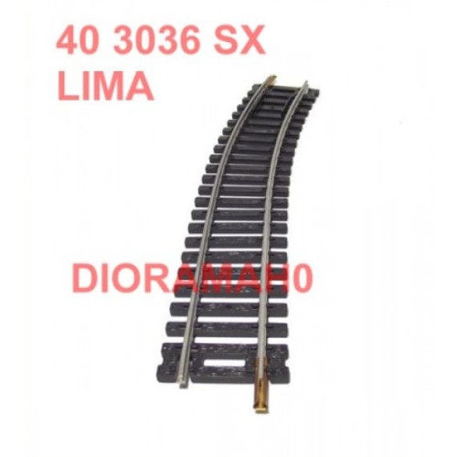 40 3036 LIMA - Binario di compensazione curvo SX per scambio