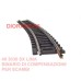 40 3036 LIMA - Binario di compensazione curvo SX per scambio