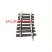 L403712 Binario curvo R2 445 mm - 7,5° Nichel silver - Lima&Jouef