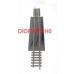 L403732 Lima&Jouef - Binario dritto AUTO-RERAILER 241 mm - Nickel Silver