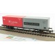 57747 PIKO - Carro pianale con 2 container da 20' Lgs579