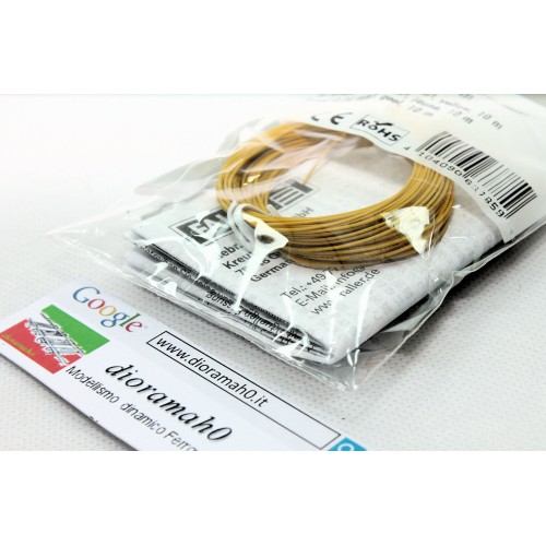 163785 FALLER - Cavo 0.04 mm² colore Giallo 10 m.