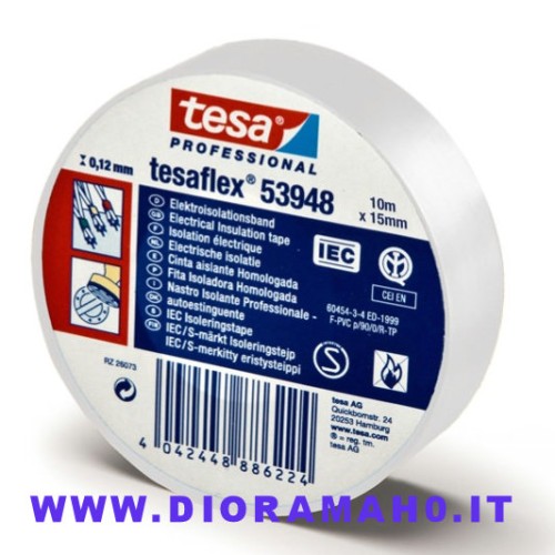 55597 TESA - Nastro adesivo isolante BIANCO
