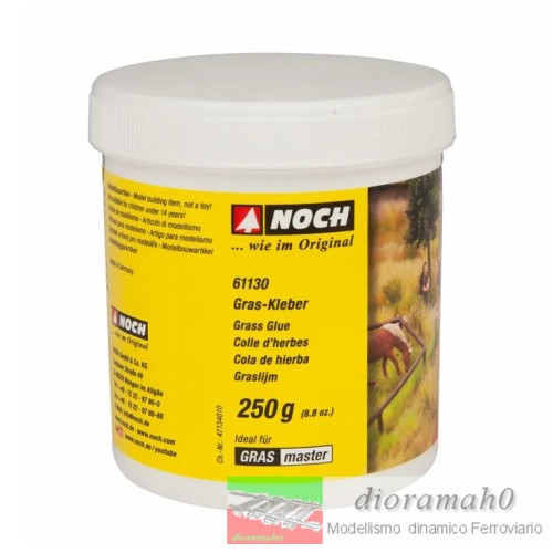 61130 NOCH - Colla speciale per manti erbosi 250 g. 61130 NOCH - Colla speciale per manti erbosi 250 g.