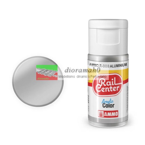 AMMO R-0008 Rail center - Alluminio opaco vernice acrilica