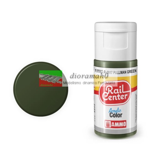 AMMO R-0017 Rail center - Verde Pullman opaco vernice acrilica