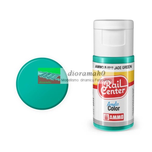 AMMO R-0018 Rail center - Verde giada opaco vernice acrilica