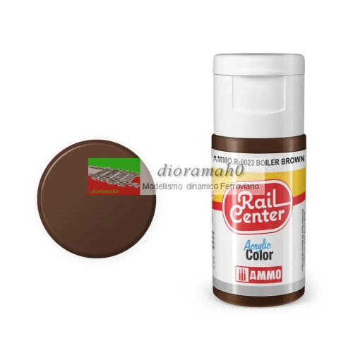 AMMO R-0023 Rail center - Marrone ruggine opaco vernice acrilica