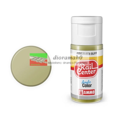 AMMO R-0028 Rail center - Buff grigio pietra opaco vernice acrilica