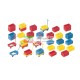 17113 PREISER - Casse impilabili nei carrelli e colori assortiti 1:87