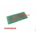 Basetta millefori vetronite doppia faccia 70x30 mm Basetta millefori vetronite doppia faccia 70x30 mm