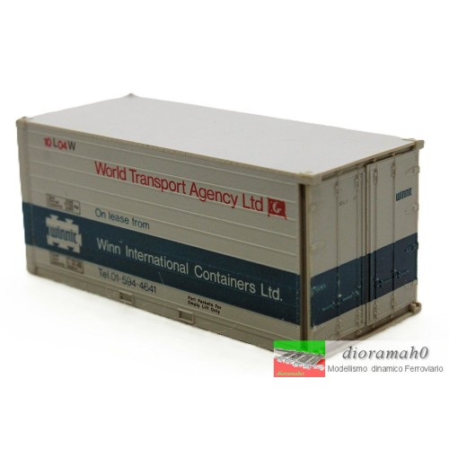 00377 DI - FLEISCHMANN Set containers e BMW 1:87