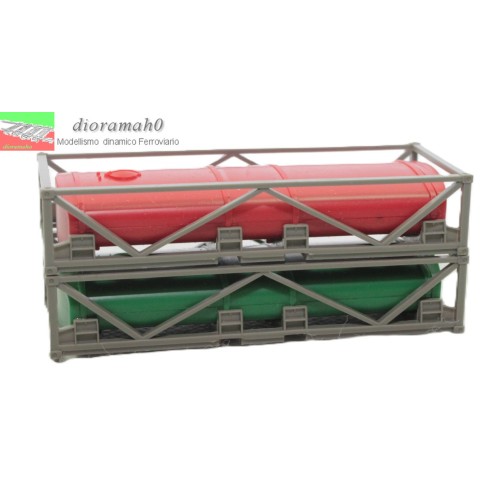 00384 DI - ROWA Set di due container (20 FT) 1/87