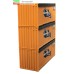 00386 DI - ROWA Set di tre container con decal (20 FT) 1/87