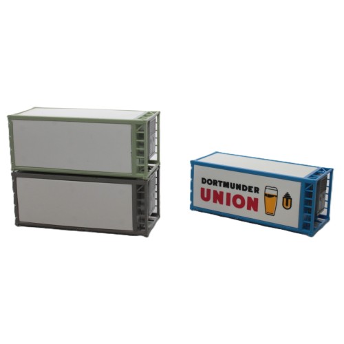00391 DI - ROWA Set di tre container frigo (20 FT) 1:87