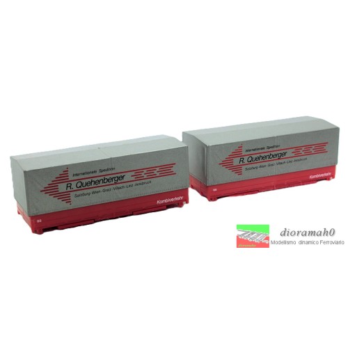 00396 DI - WIKING Coppia Container con gambe 1:87