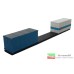79 566 WIKING - Container su pianale con auto Mercedes B. 1:87