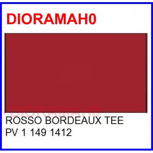 Rosso bordeaux tee PV 1 149 1412 - DR TOFFANO Puravest - ferromodellismo