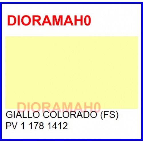 Giallo colorado (FS) PV 1 178 1412 - DR TOFFANO Puravest - ferromodellismo
