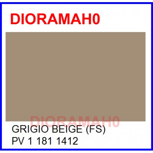Grigio beige (FS) PV 1 181 1412 - DR TOFFANO Puravest - ferromodellismo