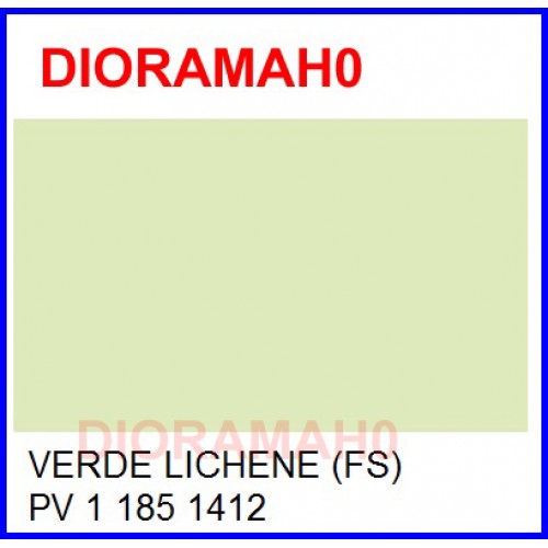 Verde lichene (FS) PV 1 185 1412 - DR TOFFANO Puravest - ferromodellismo