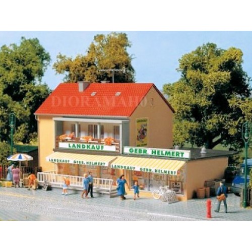 12238 AUHAGEN - Mini Market con abitazione in scala H0 12238 AUHAGEN - Mini Market con abitazione in scala H0