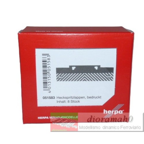 051583 HERPA - Paraspruzzi posteriore per mezzi pesanti 1/87 2PZ 051583 HERPA - Paraspruzzi posteriore per mezzi pesanti 1/87 2PZ
