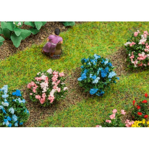 181271 FALLER - Ortensie bi-colore cespugli fiori 1/87