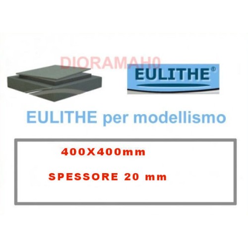 EULITHE - Foglio 400x400 spessore 20 mm. - DioramaH0
