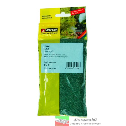 07146 NOCH - Granulato fogliame verde scuro per alberi e arbusti