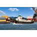 38520 KIBRI - Barca dragatore per spinta chiatta 1/87